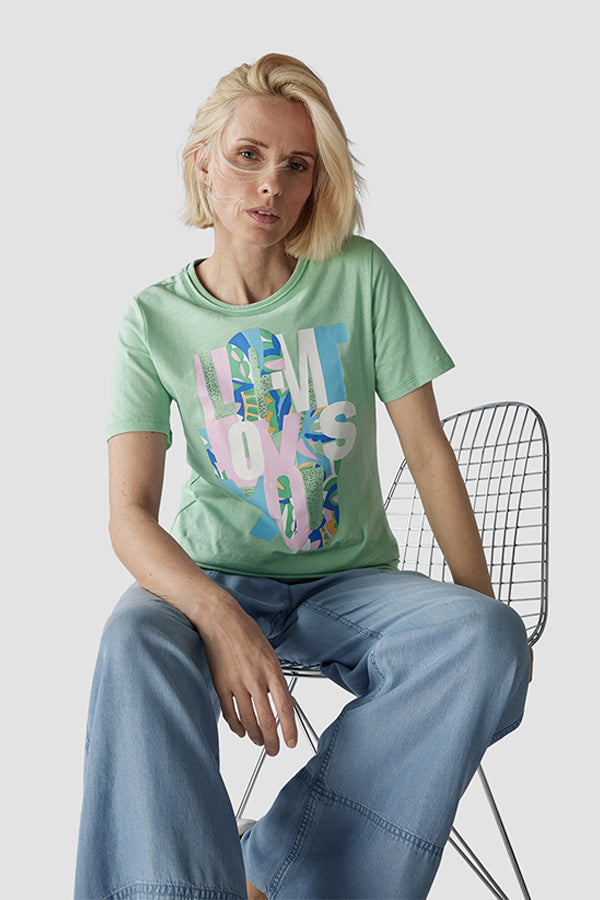 JADE PRINTED T-SHIRT