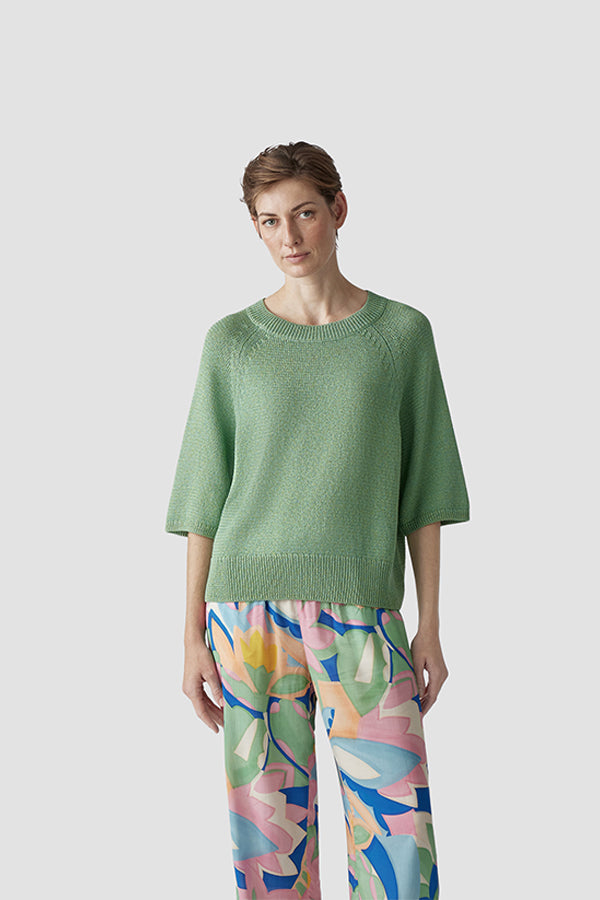 JADE GLOSSY SWEATER