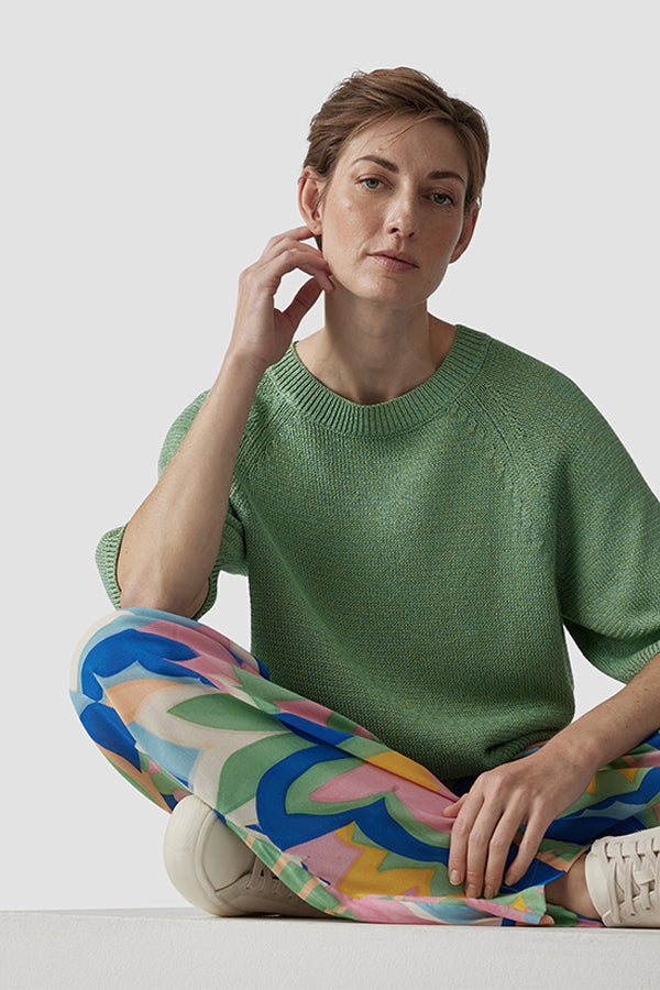 JADE GLOSSY SWEATER