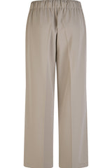 FLAX ELASTICATED TROUSERS