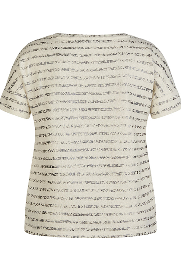 SUNSHINE PRINTED STRIPED T-SHIRT