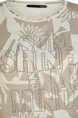 SUNSHINE PRINTED STRIPED T-SHIRT