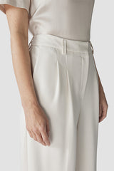 IVORY STRAIGHT TROUSERS