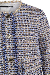 BOUCLE BUTTONED JACKET