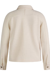 CREAM BUTTONED JACKET