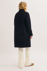 ANET STRAIGHT DOUBLE-FACED WOOL TRENCH COAT