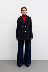 ALIS DOUBLE-BREASTED PEACOAT