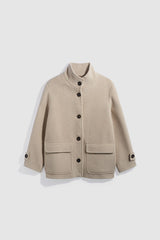 ALAY WOOL ALPACA SHORT COAT