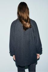 AVRY HIGH COLLAR STRAIGHT COAT