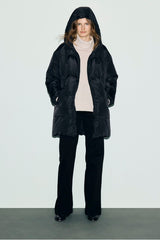 ADNA LONG HOODED DOWN JACKET