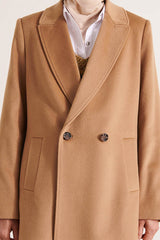 MAJESTUEUX LONG DOUBLE-BREASTED COAT