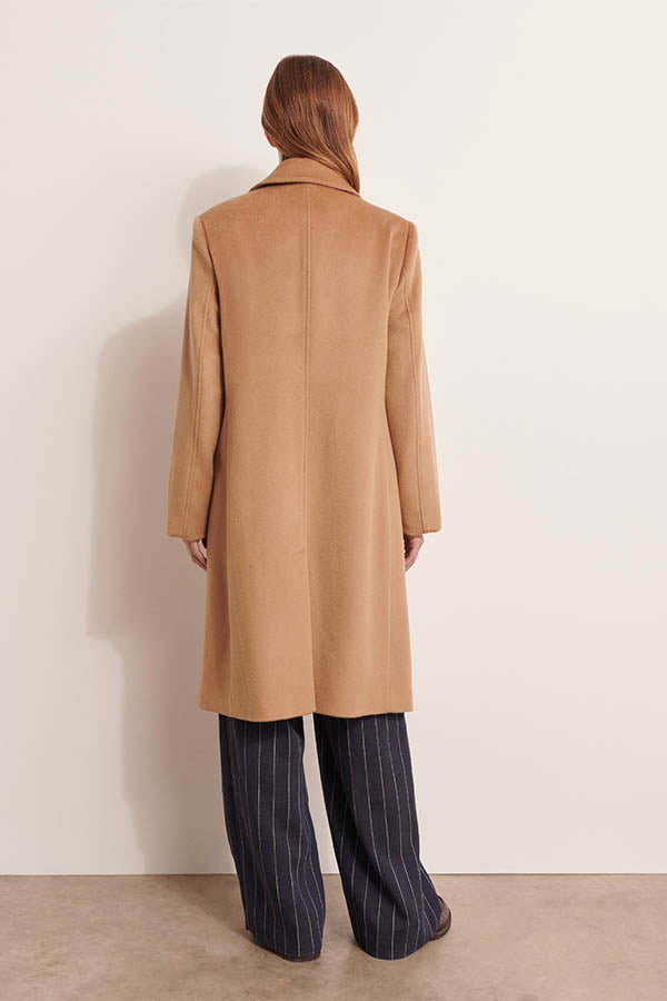 MAJESTUEUX LONG DOUBLE-BREASTED COAT