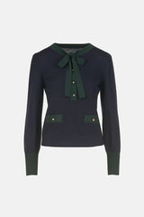 MALUMA BLUE  BON TON PULLOVER