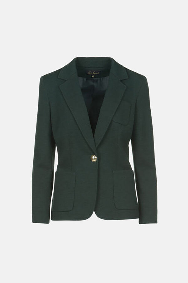 MALVEZZA GREEN WOOL BLAZER