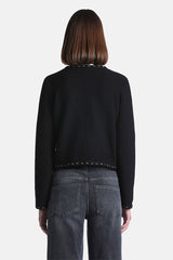 MAMAS EMBELLISHED BOUCLÉ JACKET