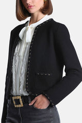 MAMAS EMBELLISHED BOUCLÉ JACKET