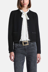 MAMAS EMBELLISHED BOUCLÉ JACKET