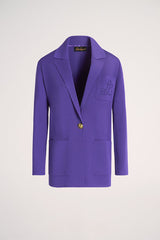 MANCINA PURPLE LS EMBROIDERED JACKET