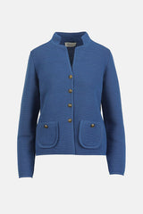 MARANTA PERIWINKLE WOOL CARDIGAN