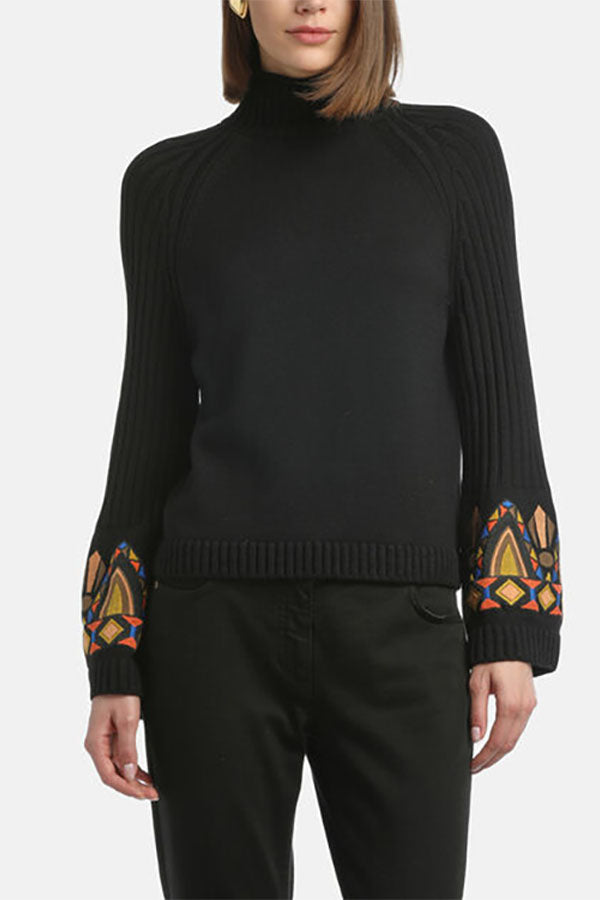 MARFISA EMBROIDERED PULLOVER