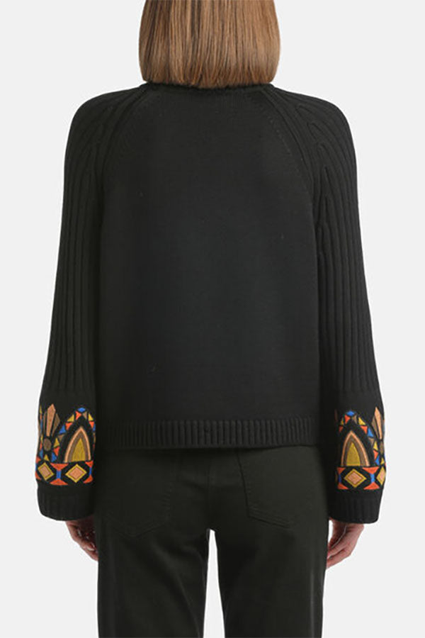 MARFISA EMBROIDERED PULLOVER