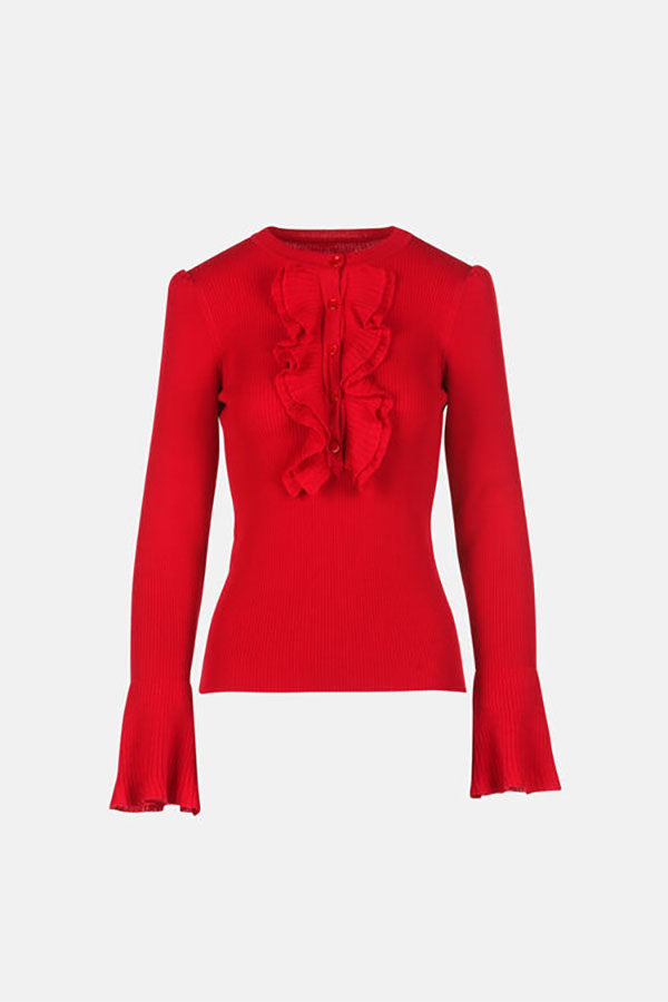 MARGARITA RUFFLED PULLOVER