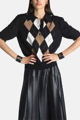 MARIUS BLACK SHORT SLEEVED POLO