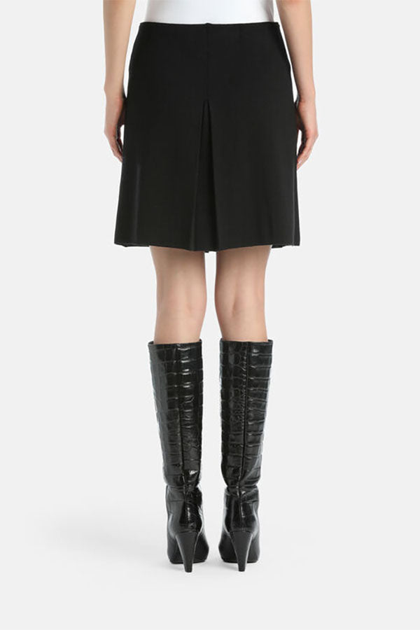 MARSICA BLACK KNIT MINISKIRT