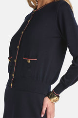 MARTORANA BON-TON WOOL CARDIGAN