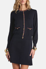 MARTORANA BON-TON WOOL CARDIGAN