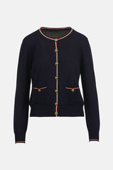 MARTORANA BON-TON WOOL CARDIGAN