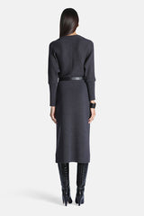 MASCAL ELEGANT KNITTED MIDI DRESS