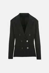 MEDAGLIONE DOUBLE-BREASTED WOOL BLAZER