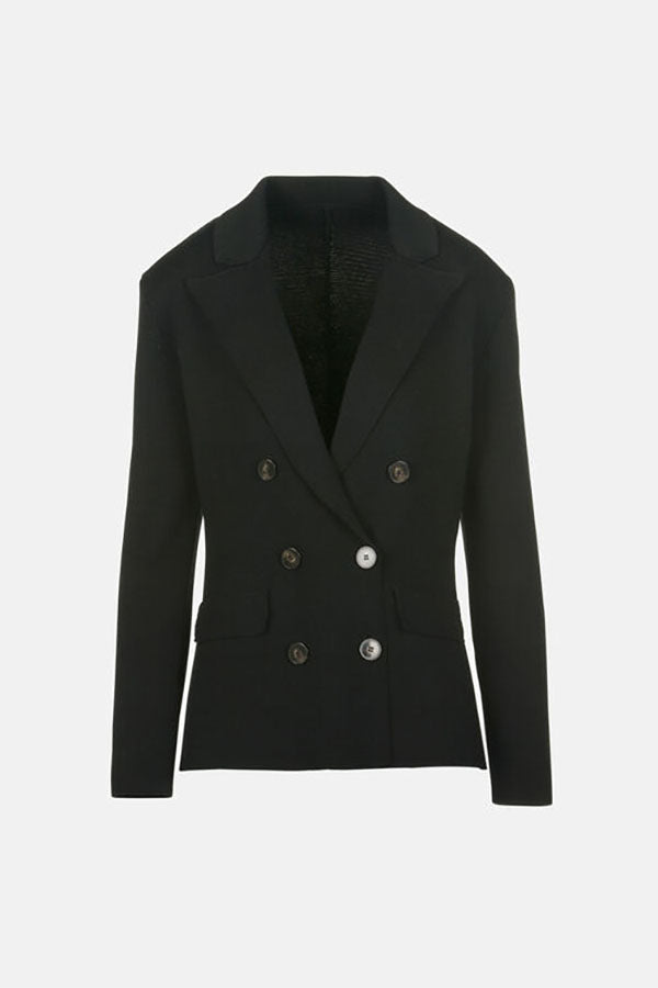 MEDAGLIONE DOUBLE-BREASTED WOOL BLAZER