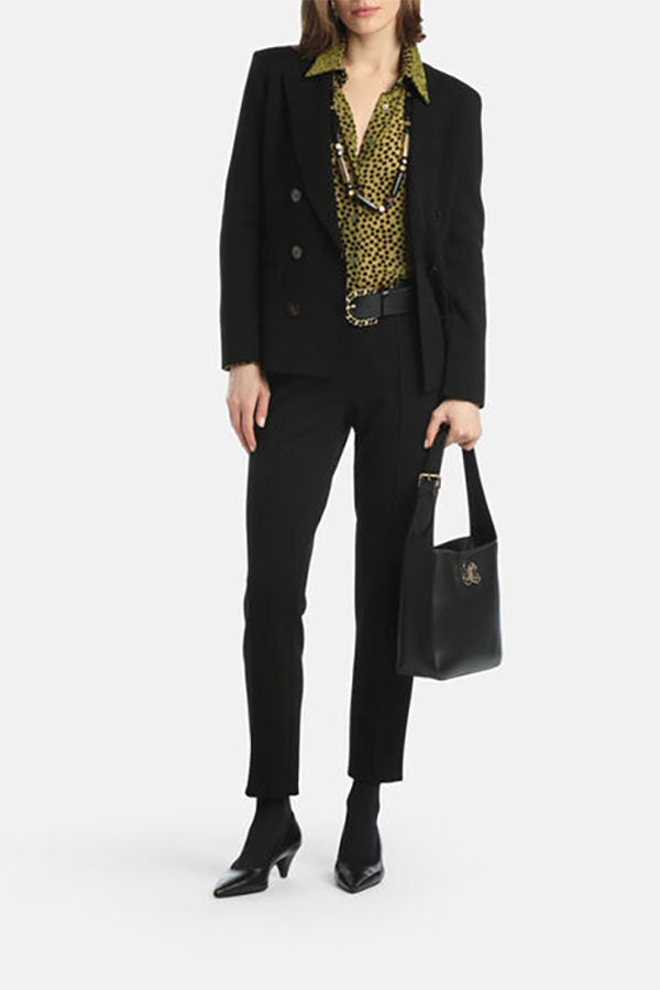 MEDAGLIONE DOUBLE-BREASTED WOOL BLAZER