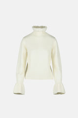 MEDIANTE RUFFLED PULLOVER