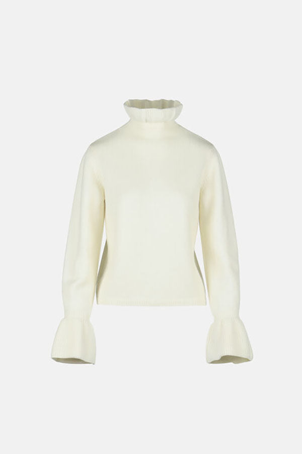 MEDIANTE RUFFLED PULLOVER
