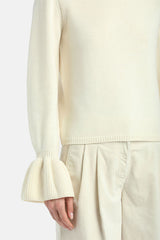 MEDIANTE RUFFLED PULLOVER