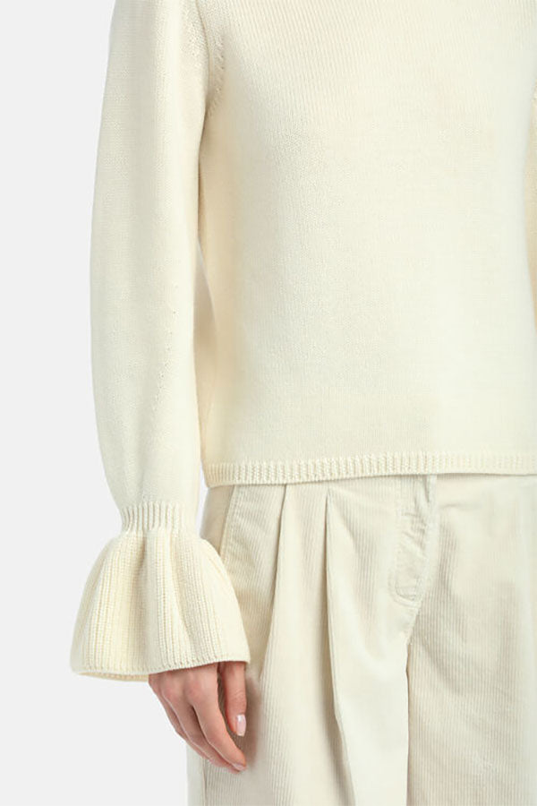 MEDIANTE RUFFLED PULLOVER