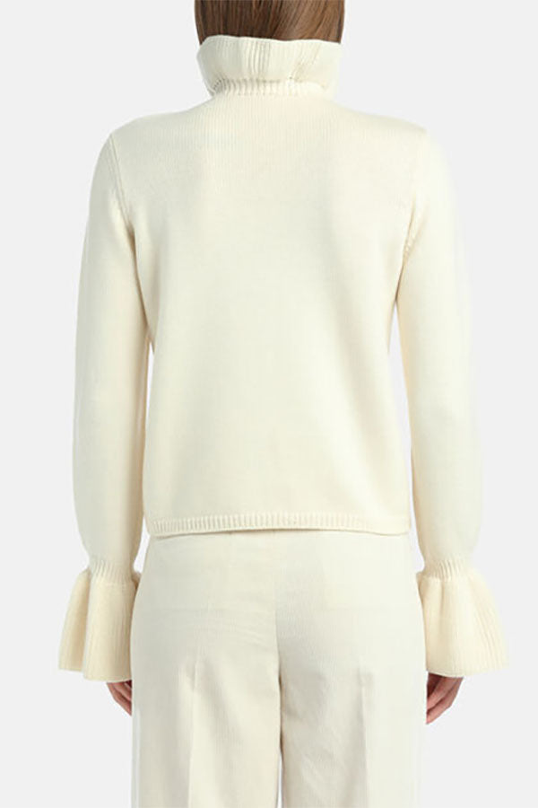 MEDIANTE RUFFLED PULLOVER