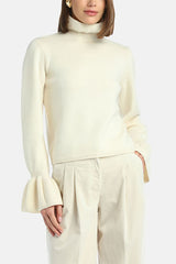 MEDIANTE RUFFLED PULLOVER