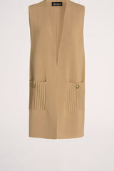 MENNA BEIGE KNIT VEST