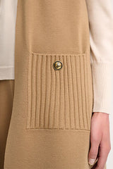 MENNA BEIGE KNIT VEST