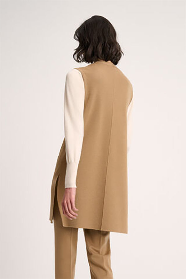 MENNA BEIGE KNIT VEST