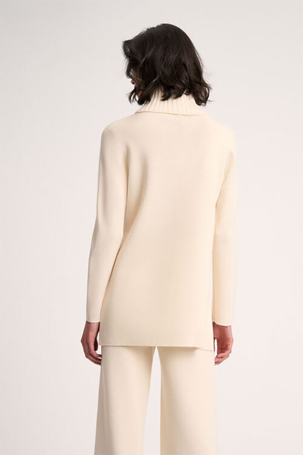 MILLUCCI WHITE WOOL TUNIC