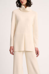 MILLUCCI WHITE WOOL TUNIC