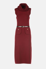 MIRINA RED MIDI DRESS