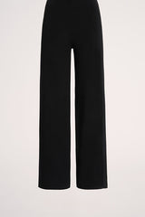 MODINE BLACK KNIT WOOL TROUSERS