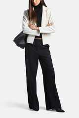 MOLES PLEATED DETAILS CROPPED JACKET