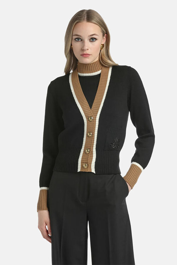 MONOPOSTO EMBROIDERED CARDIGAN
